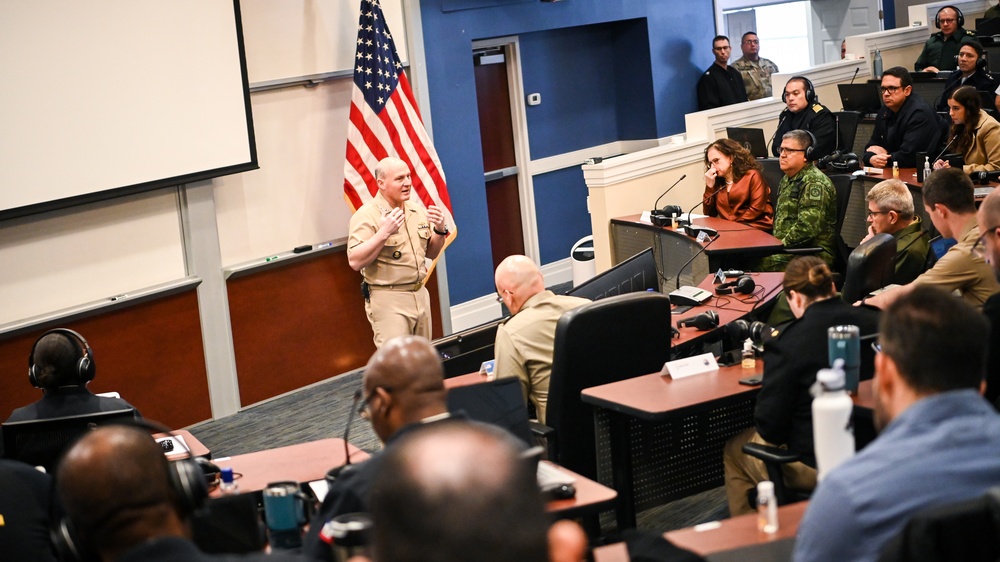 U.S. Chief of Navy Operations speaks to IADC Class 62 Students  