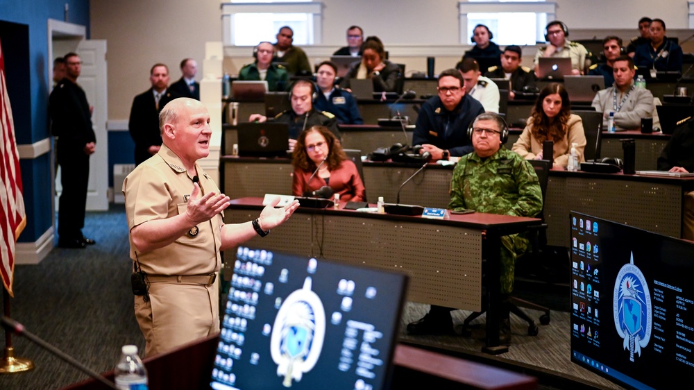 U.S. Chief of Navy Operations speaks to IADC Class 62 Students  