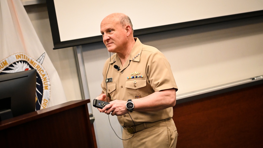 U.S. Chief of Navy Operations speaks to IADC Class 62 Students  