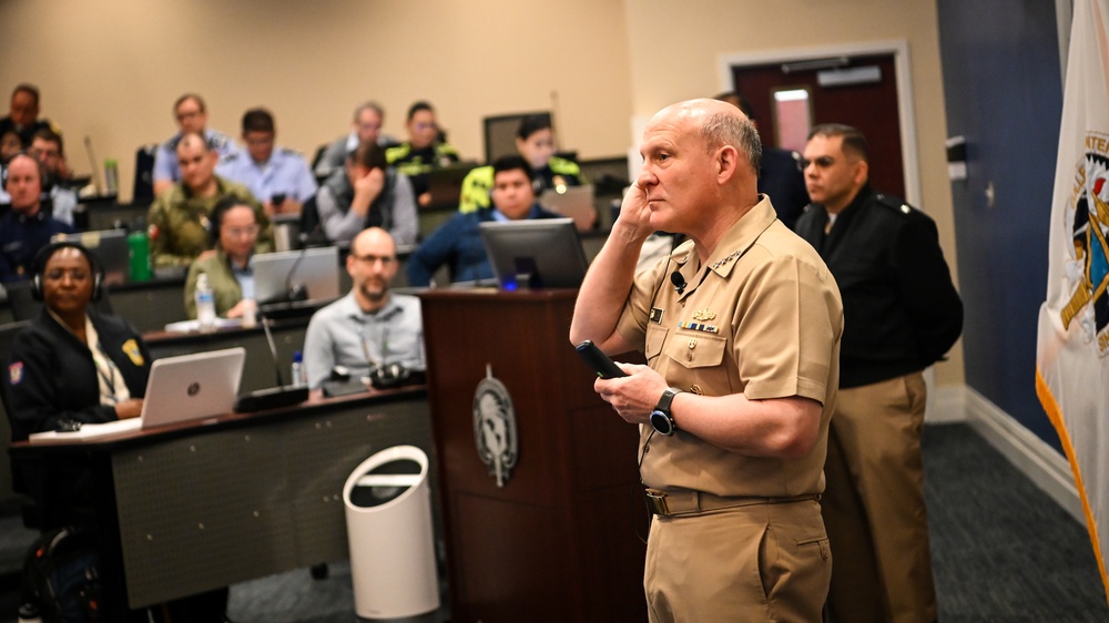 U.S. Chief of Navy Operations speaks to IADC Class 62 Students  