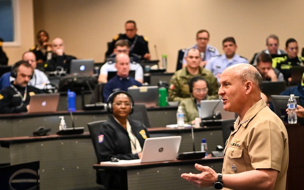 U.S. Chief of Navy Operations speaks to IADC Class 62 Students  