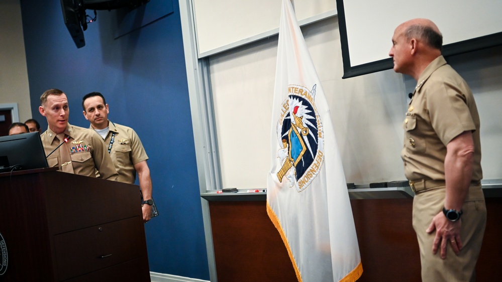 U.S. Chief of Navy Operations speaks to IADC Class 62 Students  