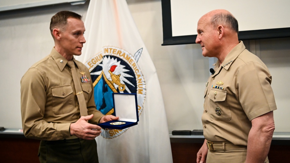 U.S. Chief of Navy Operations speaks to IADC Class 62 Students  