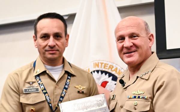 U.S. Chief of Navy Operations speaks to IADC Class 62 Students  
