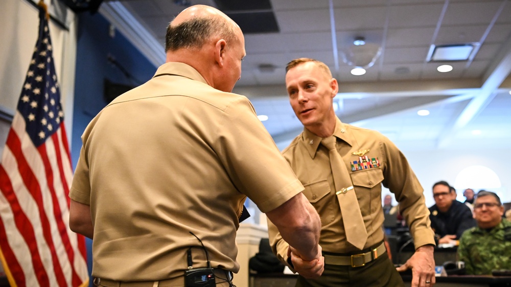 U.S. Chief of Navy Operations speaks to IADC Class 62 Students  