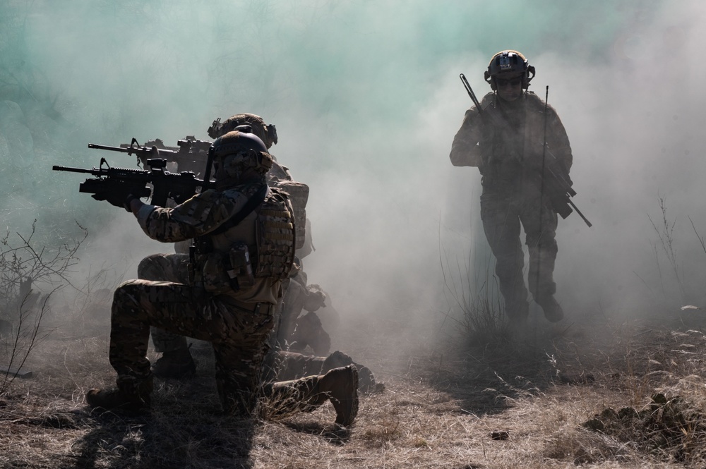 Special Tactics operators conduct training