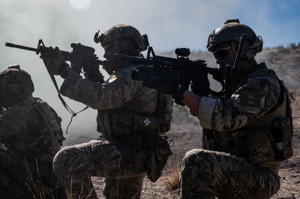 Special Tactics operators conduct training