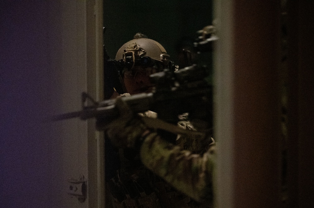 Special Tactics operators conduct training