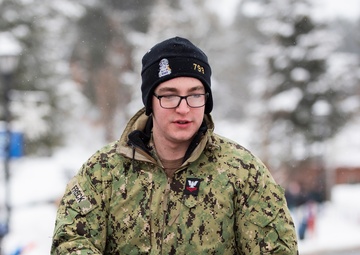 U.S. Navy Sailors assigned to the USS IDAHO submarine visit Idaho