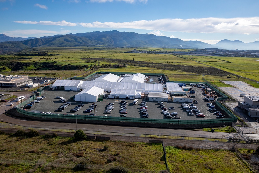 Aerial View Soft-Sided Facility in Otay Mesa, CA