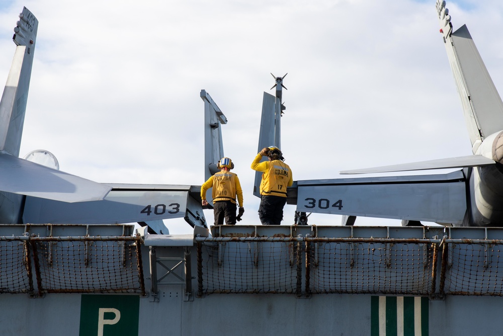 USS Nimitz Flight Deck