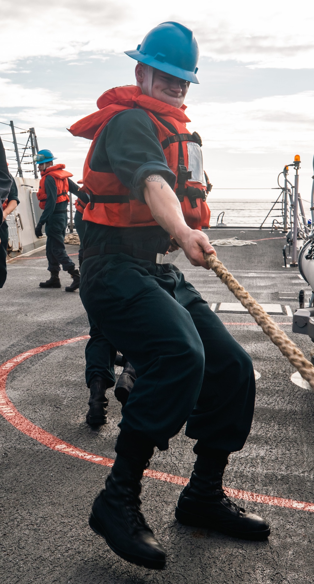 Chung-Hoon Underway Replenishment with Nimitz