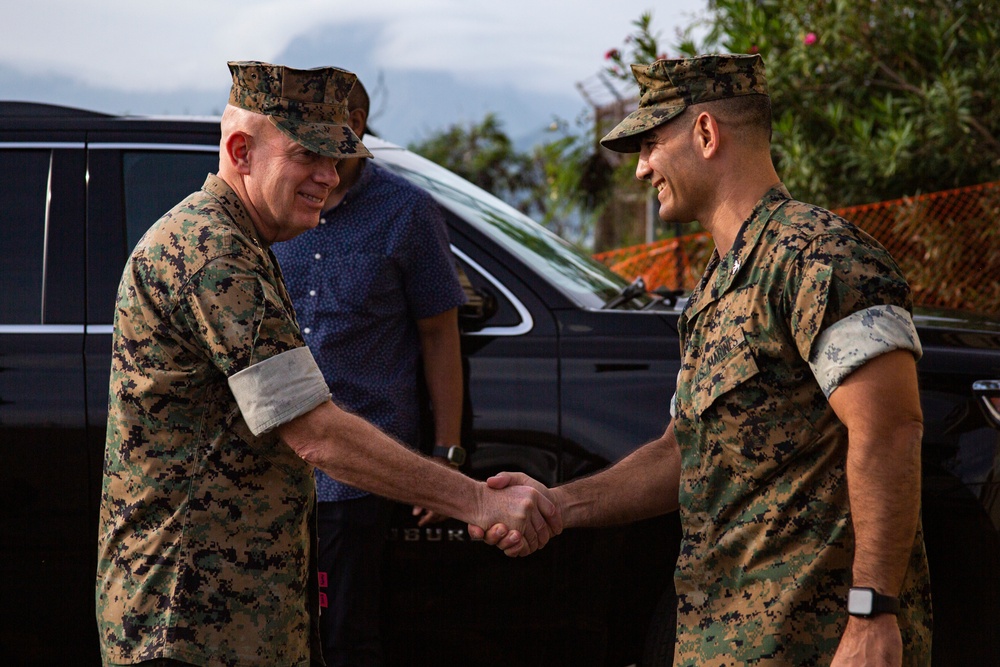 Gen. Berger and Sgt. Maj. Black Visit MCBH