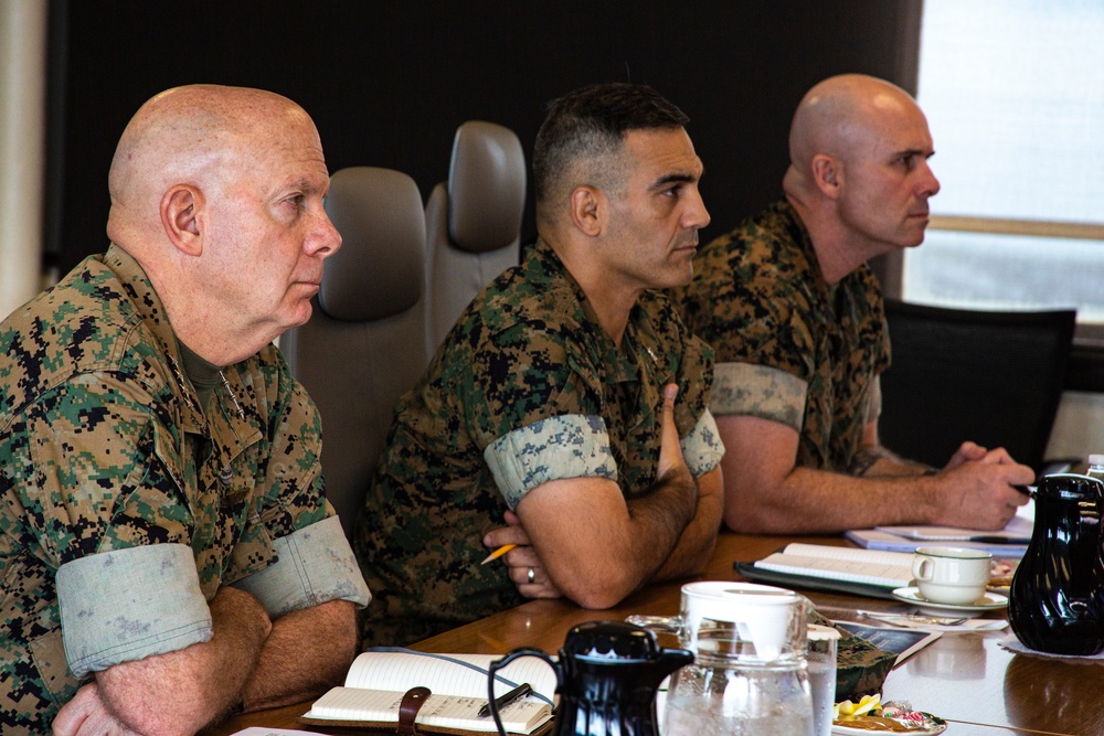 Gen. Berger and Sgt. Maj. Black Visit MCBH