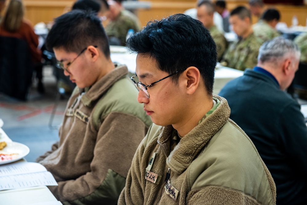 United States Army Garrison Humphreys parishioners pray for the heart of the nation