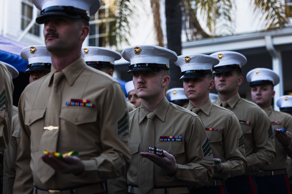 1st Marine Division holds colors rededication