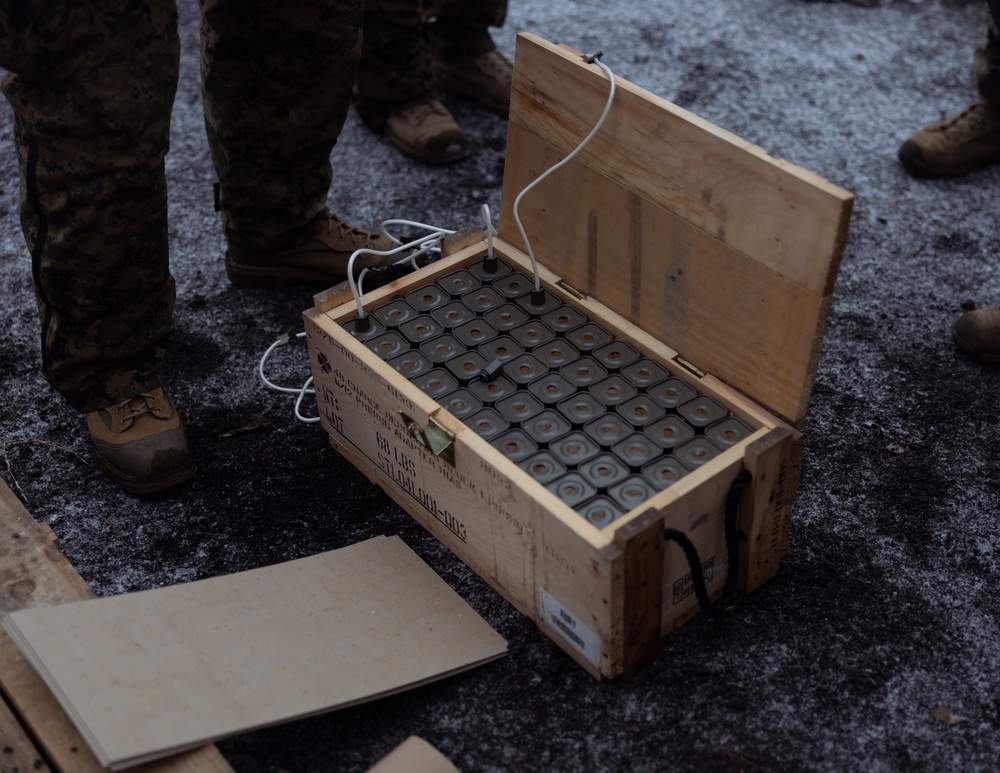 Fuji Viper 23.2: V34 Marines use Expedient Explosives during a Demo Range