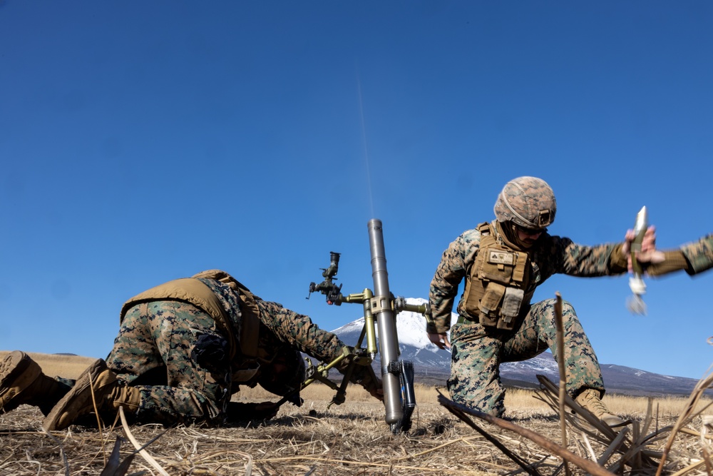 Fuji Viper 23.2: V34 Marines conduct a Mortar Range