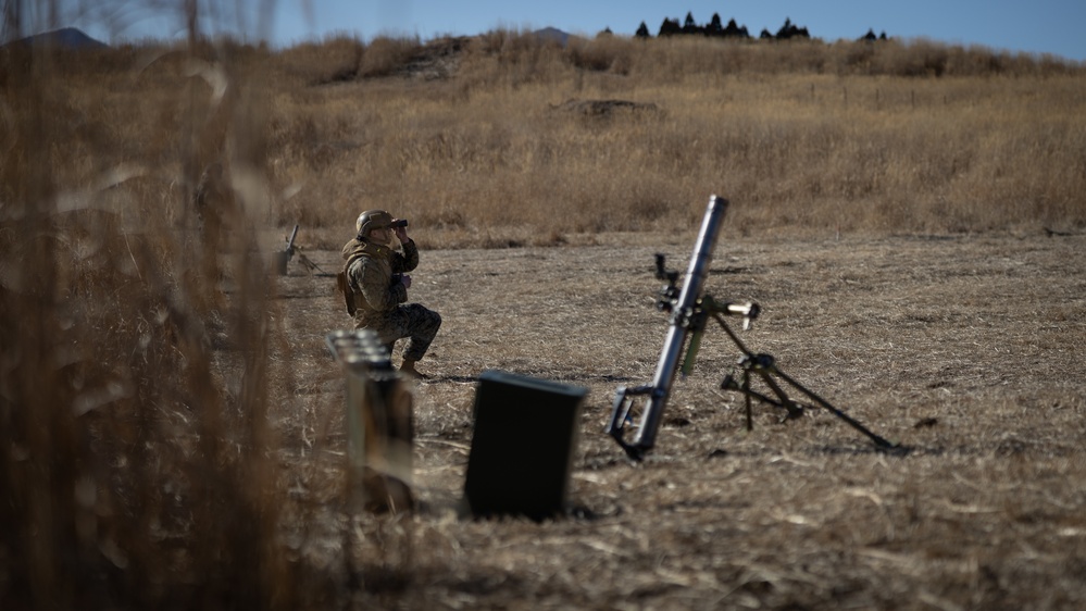 Fuji Viper 23.2: V34 Marines conduct a Mortar Range