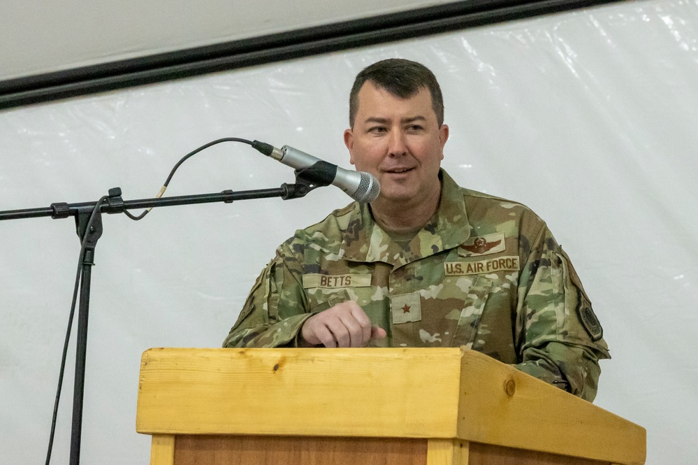 908th EARS Change of Command ceremony