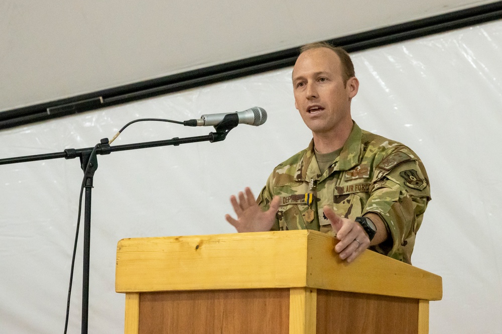 908th EARS Change of Command ceremony