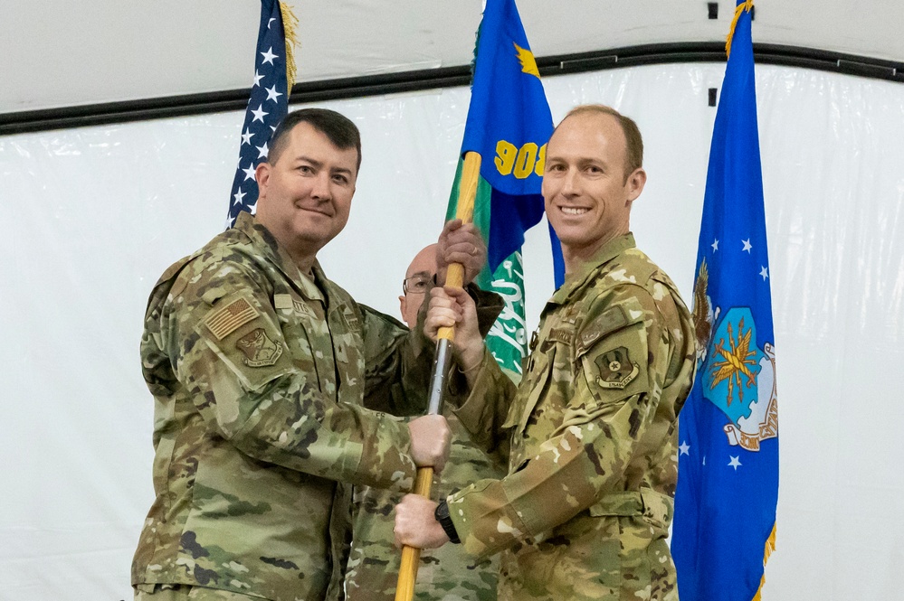 908th EARS Change of Command ceremony