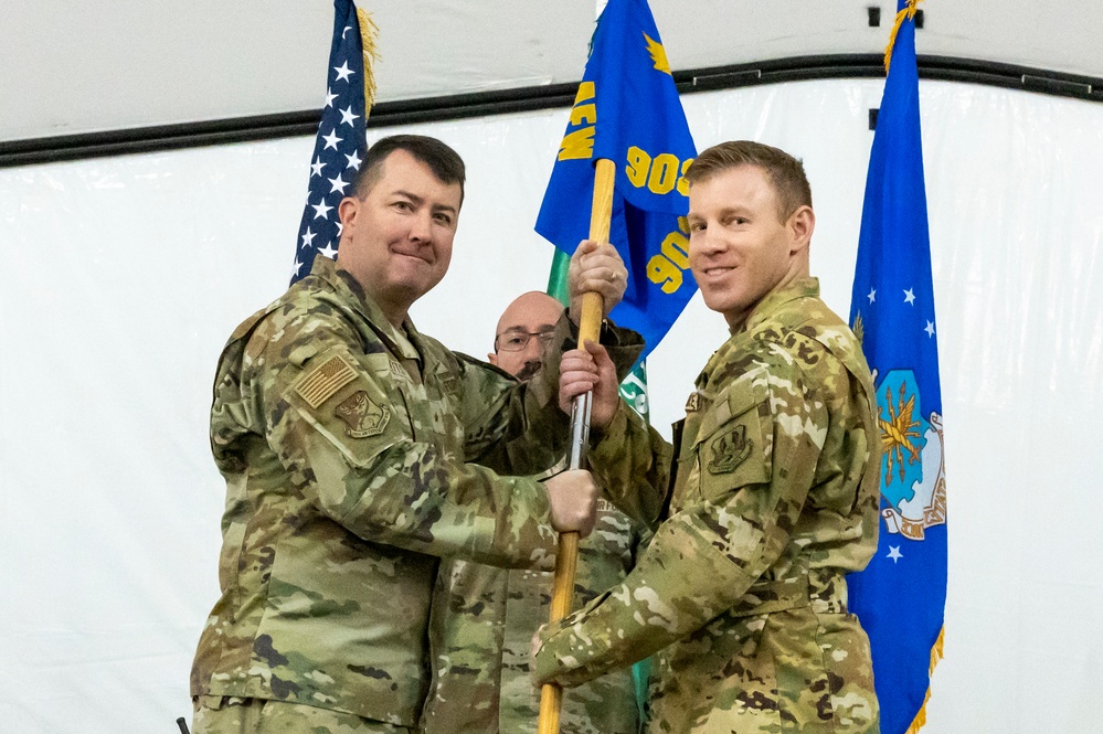 908th EARS Change of Command ceremony