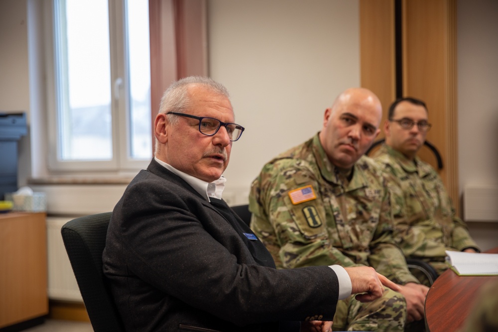 German Military Chaplain visits 7th Army Training Command