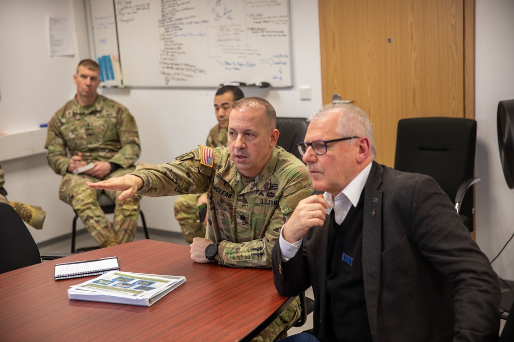 German Military Chaplain visits 7th Army Training Command