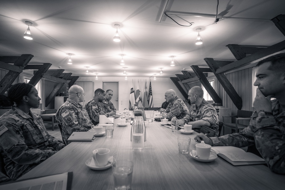 Danish air defenders host 10th AAMDC commanding general, discuss air defense acquisitions and interoperability