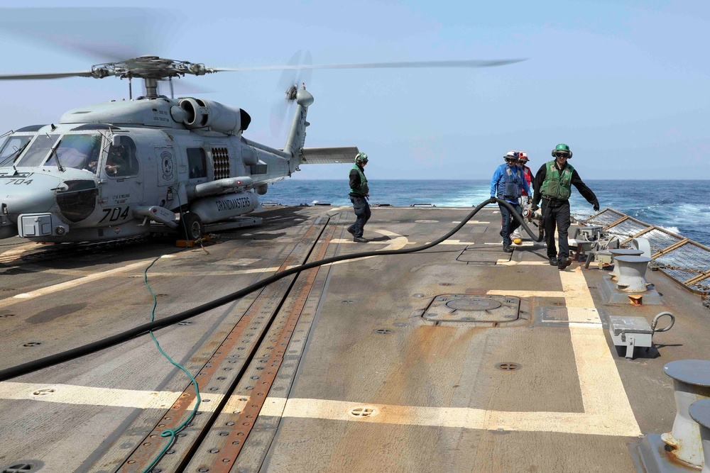 USS Truxtun daily operations