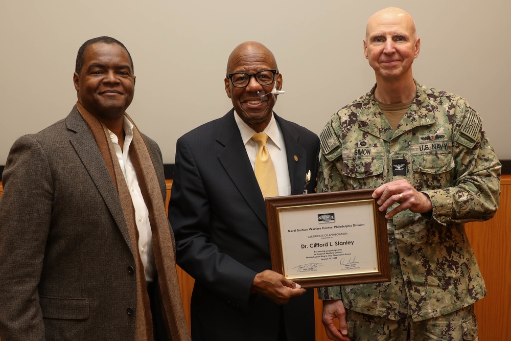 NSWCPD Hosts NAVSEA Joint Warfare Centers’ Martin Luther King Jr. Day Observance