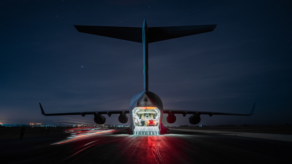 Coalition Forces deliver Counter-ISIS Train and Equip Fund (CTEF) cargo