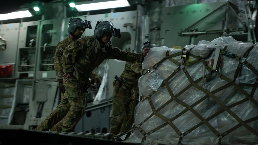 Coalition Forces deliver Counter-ISIS Train and Equip Fund (CTEF) cargo