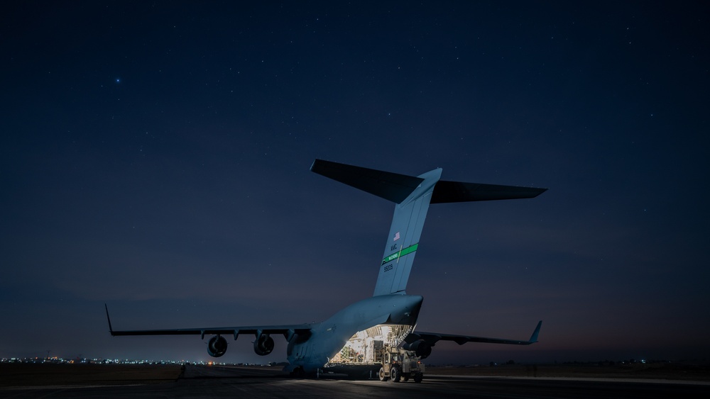 Coalition Forces deliver Counter-ISIS Train and Equip Fund (CTEF) cargo