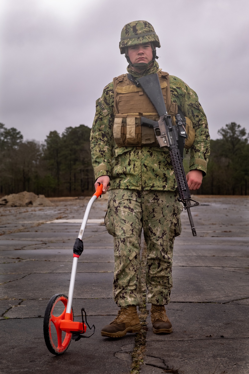 8th Engineer Support Battalion conducts airfield damage repair alongside U.S. Navy Seabees and Marine Wing Support Squadron 271 during Winter Pioneer 23