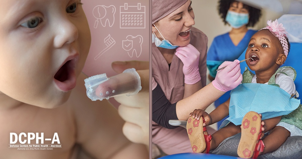 Army dentist shares why oral healthcare should begin during infancy