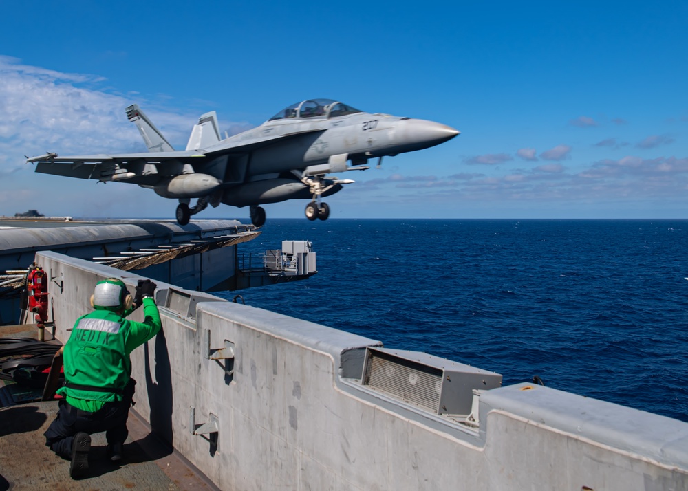 Nimitz Conducts Flight Ops