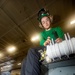 Sailor Removes Sealant From Aircraft Wingfold Transmission