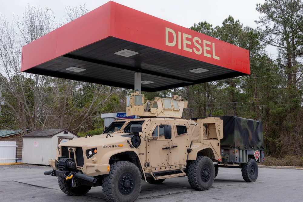 CLB-8 Conducts Company Size Operation to Source Fuel in Local Community