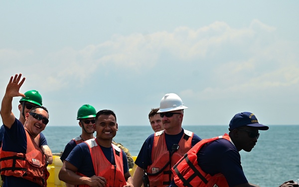 USCGC Spencer (WMEC 905) arrives in Lagos, Nigeria