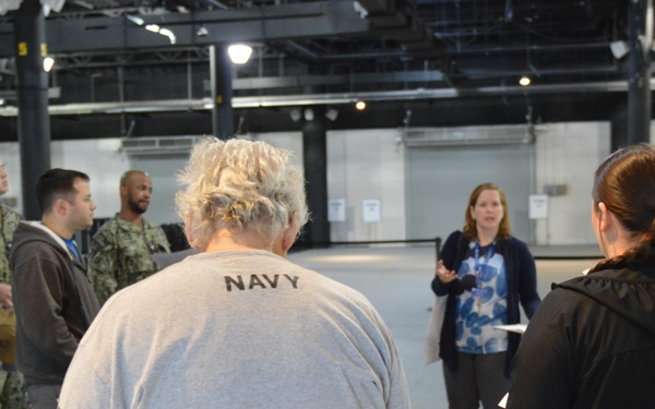 Naval Museum conducts volunteer training for LEGO shipbuilding event