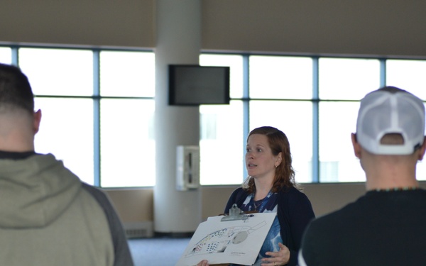 Naval Museum conducts volunteer training for LEGO shipbuilding event