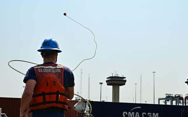 USCGC Spencer (WMEC 905) arrives in Lagos, Nigeria