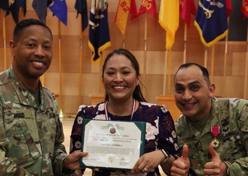 Arzabala completes 20th CBRNE Command tour during ceremony on Aberdeen Proving Ground