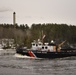 Coast Guard Cutter Shackle breaks ice