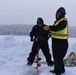 Coast Guard, Alaska Department of Environmental Conservation, and Navy Supervisor of Salvage conduct oil-spill-on-ice exercise in Alaska