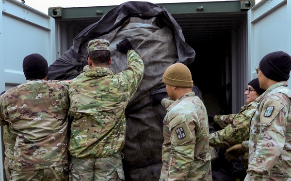 11th Field Hospital, 1st Medical Brigade Tent Exercise