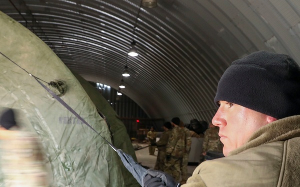 11th Field Hospital, 1st Medical Brigade Tent Exercise