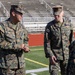 Communication Strategy and Operations Marines recieve promotion at Butler Stadium